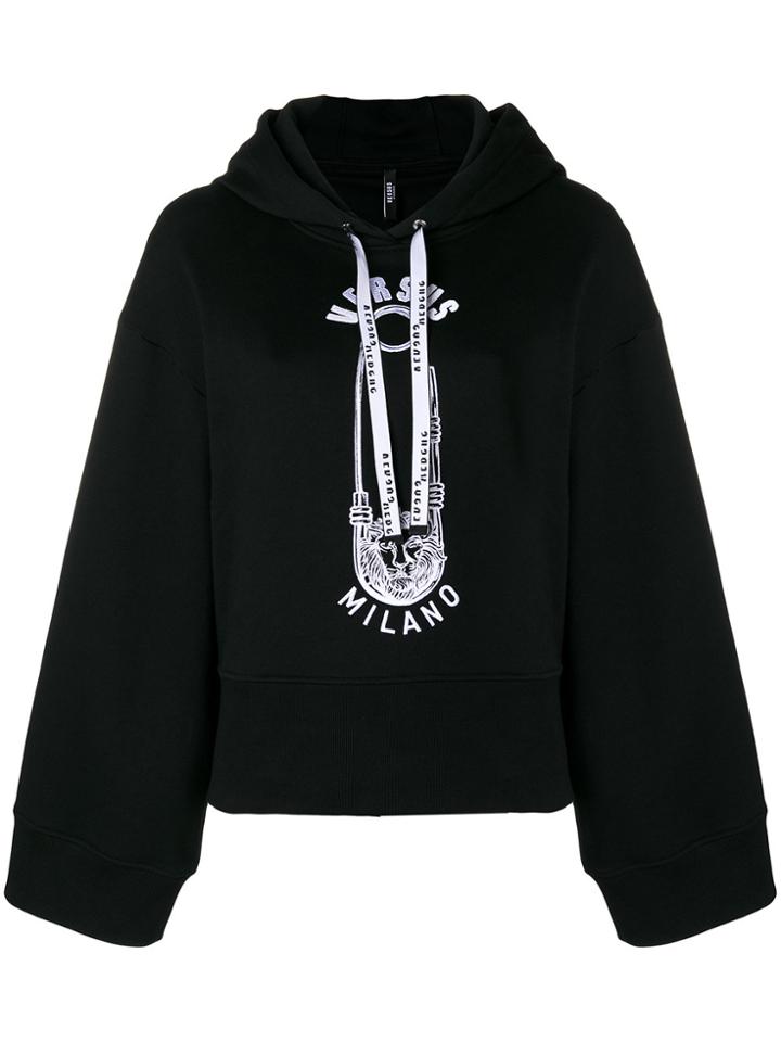 Versus Safety Pin Hoodie - Black