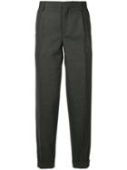 Kolor Tailored Fitted Trousers - Green