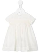 Little Bear - Chevron Detail Dress - Kids - Acrylic/polyester - 12 Mth, White
