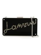 Lanvin Logo Appliqué Clutch - Black