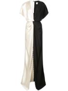 Prabal Gurung Twist Front Gown - Black