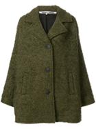 Mcq Alexander Mcqueen Oversized Single-breasted Coat - Green