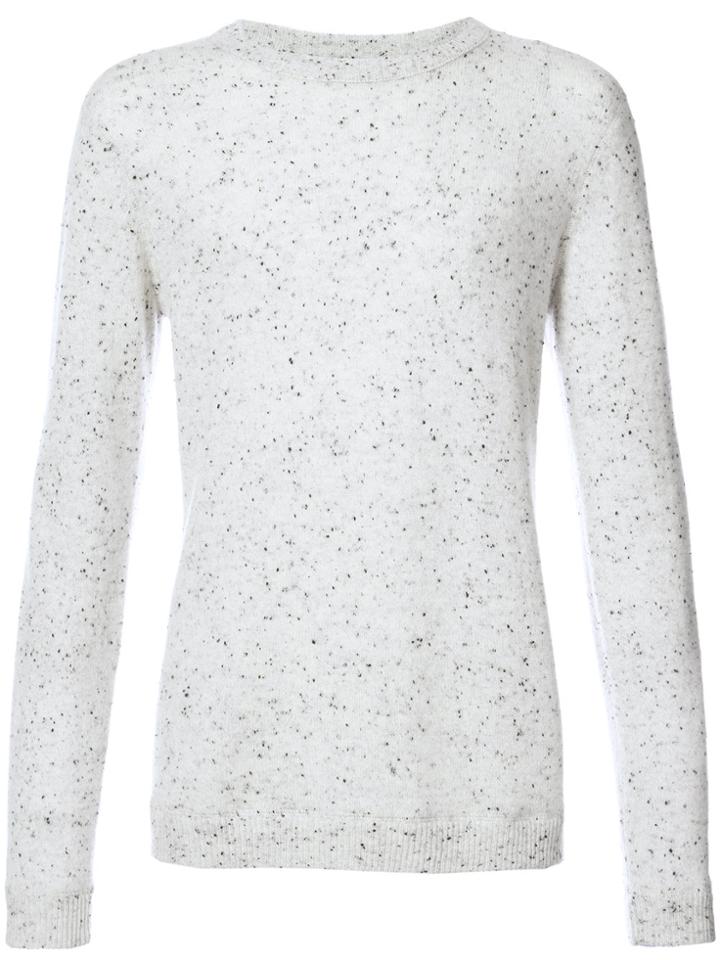 Atm Anthony Thomas Melillo Donegal Cashmere Crewneck Sweater - Grey