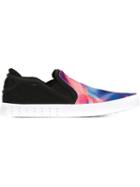 Y-3 Laver Slip-on Sneakers, Men's, Size: 8, Black, Leather/rubber/nylon