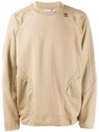 Adidas Technical Crew Neck Sweatshirt - Neutrals