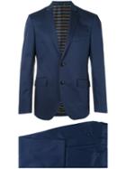 Etro - Two-piece Suit - Men - Cotton/polyester/spandex/elastane/cupro - 50, Blue, Cotton/polyester/spandex/elastane/cupro