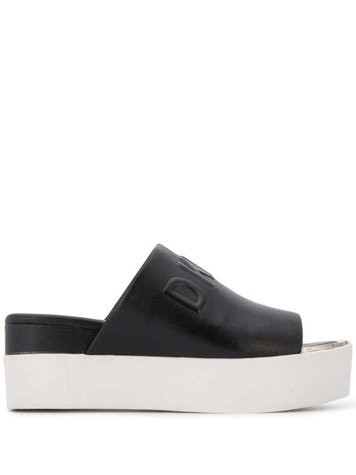 Dkny Covo Platform Slides - Black