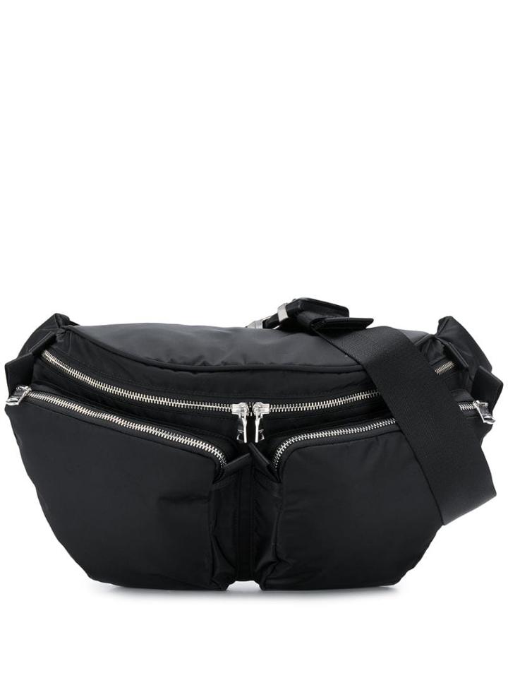 Sandro Paris Oversized Belt Bag - Black