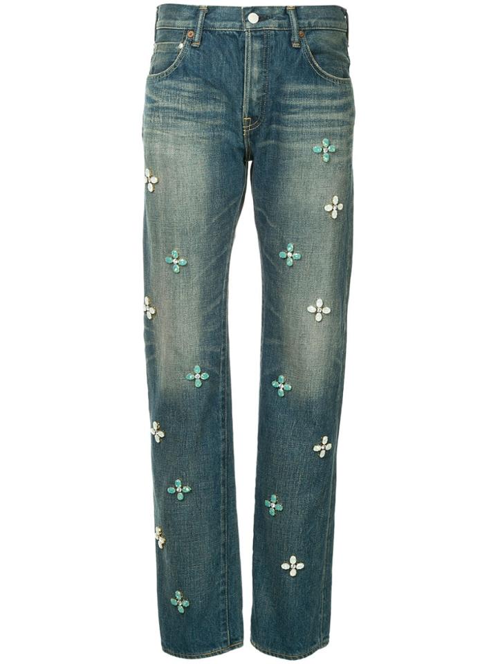 Tu Es Mon Trésor Bijoux Flower Antique Jeans - Unavailable