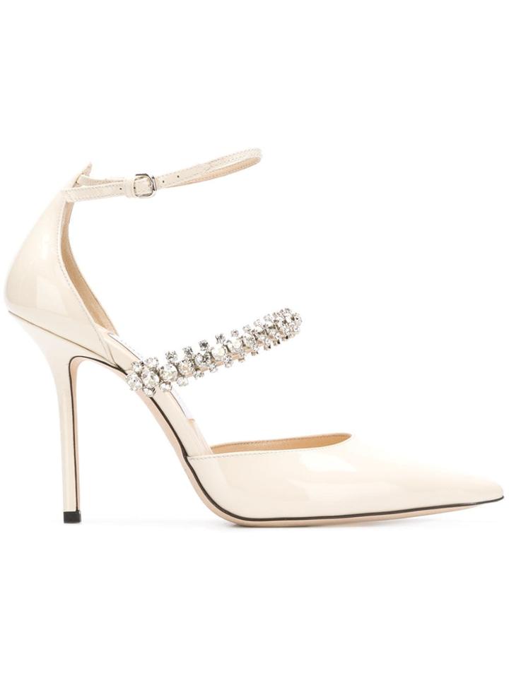 Jimmy Choo Bobbie 100 Pumps - White