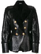 Balmain Double Breasted Jacket - Black