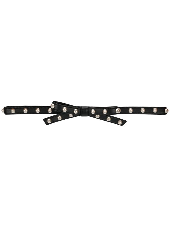 Philosophy Di Lorenzo Serafini Studded Skinny Belt - Black