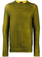 Avant Toi Ribbed Sweatshirt - Green