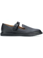 Hender Scheme Buckled Strap Loafers - Black