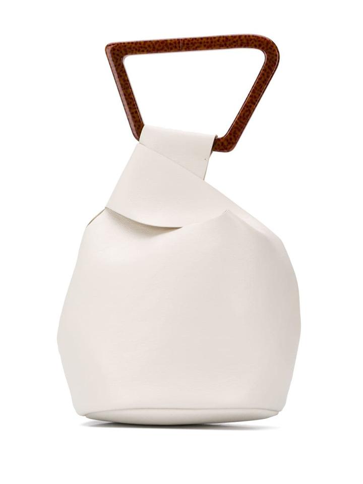 Cult Gaia Astraea Bucket Bag - White