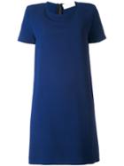 Gianluca Capannolo - Shift Dress - Women - Nylon/acetate/viscose - 48, Blue, Nylon/acetate/viscose