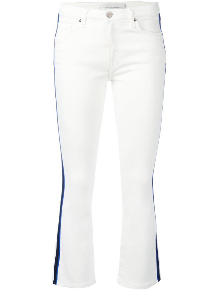 Victoria Victoria Beckham Cropped Trousers - White