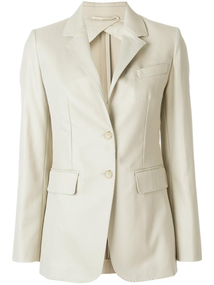 Max Mara Novak Twill Blazer - Nude & Neutrals