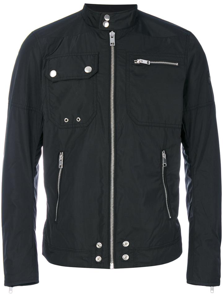Diesel Multi-zip Bomber Jacket - Black