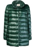 Herno Straight-fit Padded Coat - Green