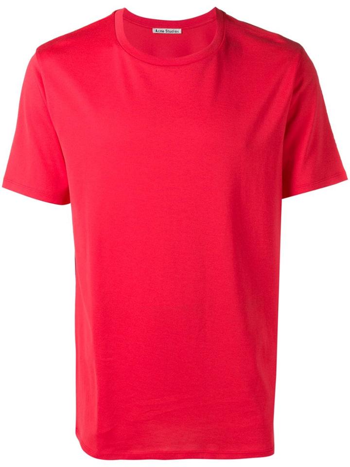 Acne Studios Measure Slim Fit T-shirt - Red