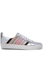 Diane Von Furstenberg Striped Sneakers - Grey