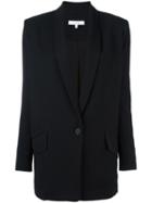 Iro Shawl Lapel Blazer, Women's, Size: 36, Black, Virgin Wool/viscose/spandex/elastane/viscose