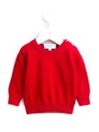 Cashmirino Round Neck Jumper, Infant Boy's, Size: 9 Mth, Red