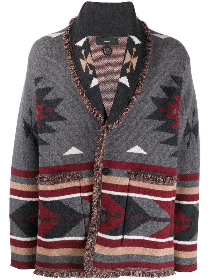 Alanui Cashmere Navajo Cardigan - Grey