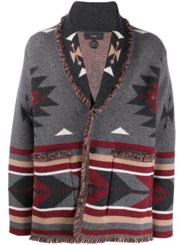 Alanui Cashmere Navajo Cardigan - Grey