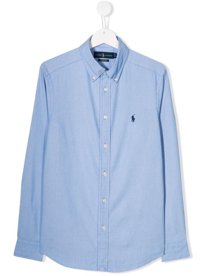 Ralph Lauren Kids Teen Button-up Shirt - Blue