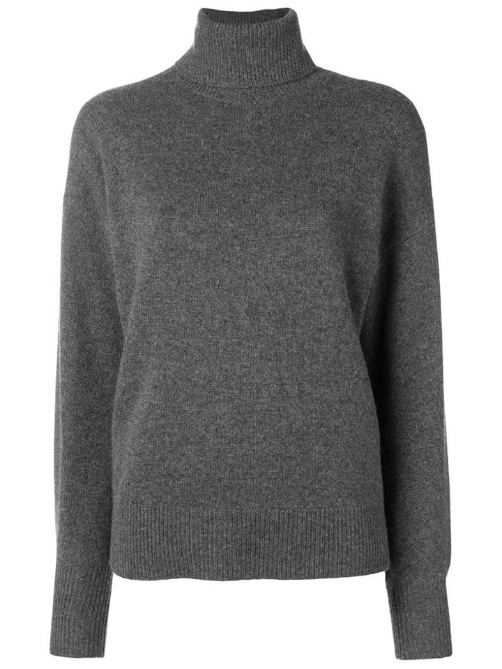 Theory Drop Shoulder Jumper - Grey