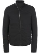 Rick Owens - Funnel Neck Jacket - Men - Cotton/feather Down/polyamide/cupro - 52, Black, Cotton/feather Down/polyamide/cupro
