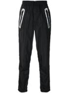 Moncler Contrast Trim Casual Trousers - Black
