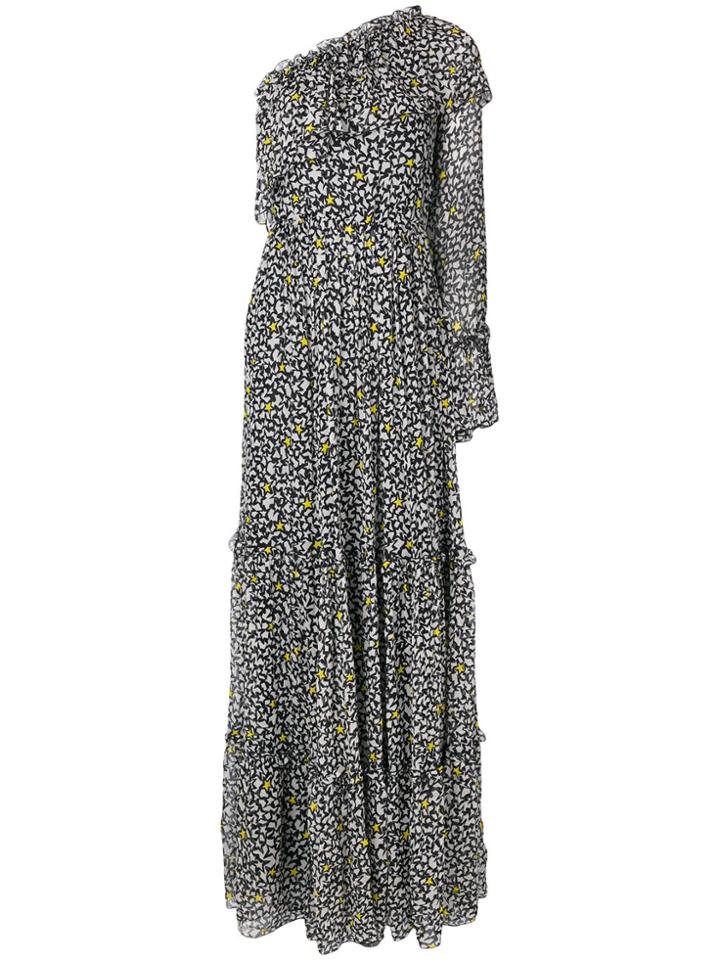 Msgm Star Patterned Maxi Dress - Multicolour