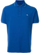 Etro Logo Embroidered Polo Shirt, Men's, Size: Xxl, Blue, Cotton