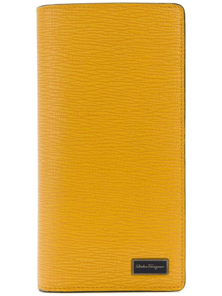 Salvatore Ferragamo Logo Breast Wallet - Yellow & Orange