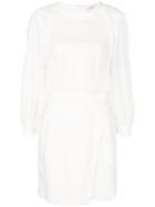 Iro Short 3/4 Sleeves Dress - White