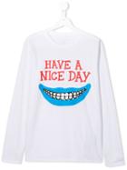 Stella Mccartney Kids Teen Mouth Print T-shirt - White