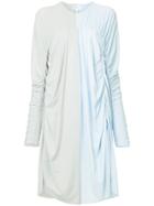 Paskal Color Blocked Long Sleeved Shift Dress - Blue