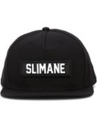 Les (art)ists Slimane Cap, Men's, Black, Cotton