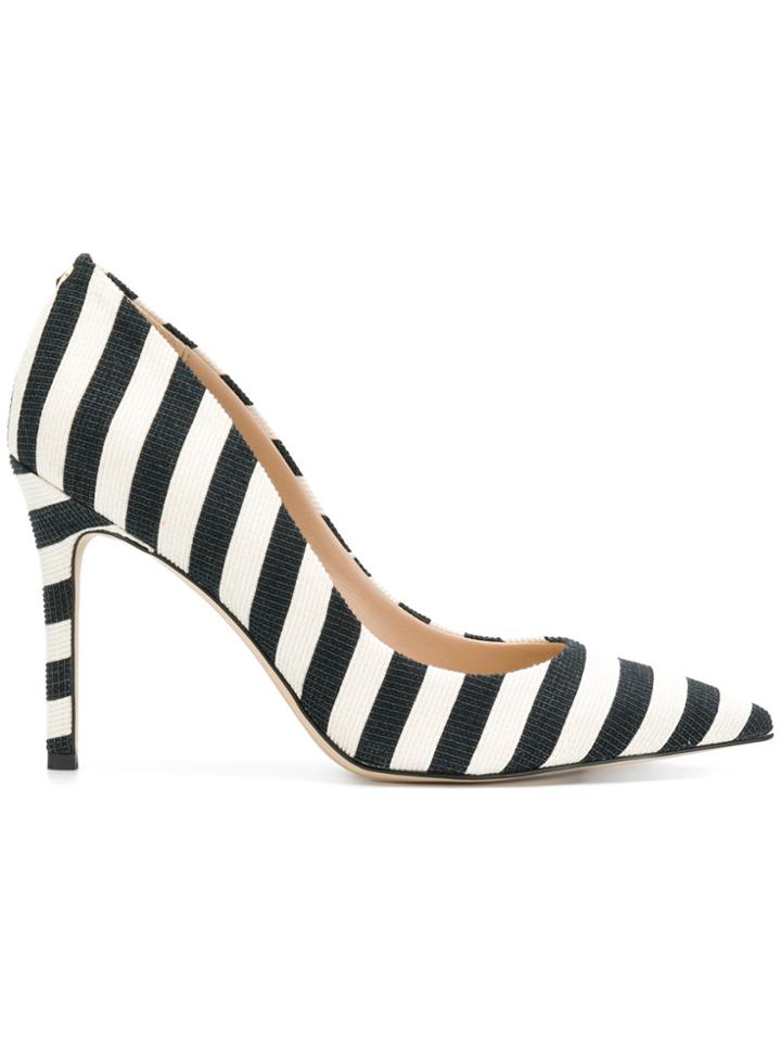 Sam Edelman Hazel Stripe Court Heel - Black