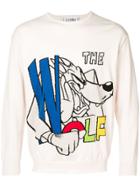 Jc De Castelbajac Pre-owned Cartoon Print Jumper - Neutrals