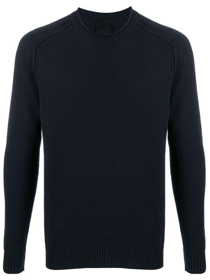 Rrd Plain Crew Neck Jumper - Blue