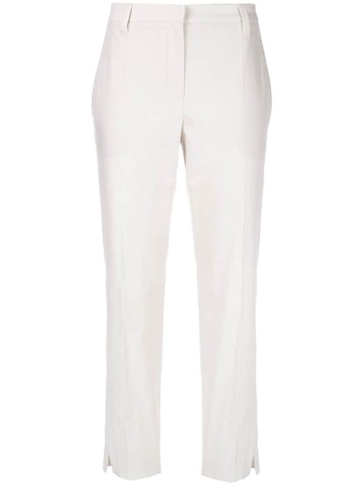 Brunello Cucinelli Classic Slim-fit Chinos - White