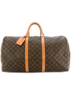 Louis Vuitton Vintage Keepall 55 Duffle Bag - Brown