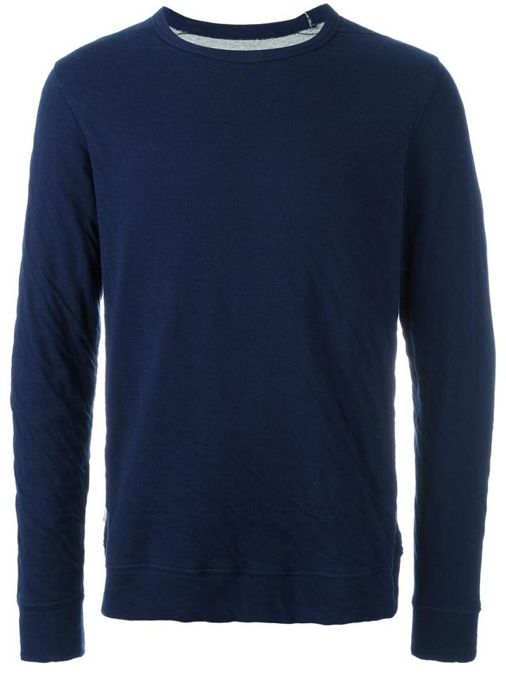Bellerose Crew Neck Jumper, Men's, Size: Medium, Blue, Cotton/polyester/viscose