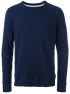 Bellerose Crew Neck Jumper, Men's, Size: Medium, Blue, Cotton/polyester/viscose