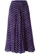 Altuzarra Mid-rise A-line Skirt, Women's, Size: 38, Blue, Silk