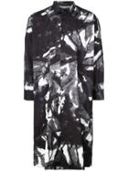 Yohji Yamamoto Oversized Print Shirt - Grey